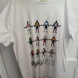 Marks & Spencer White Kids Short Sleeve Tee with Soccer Print